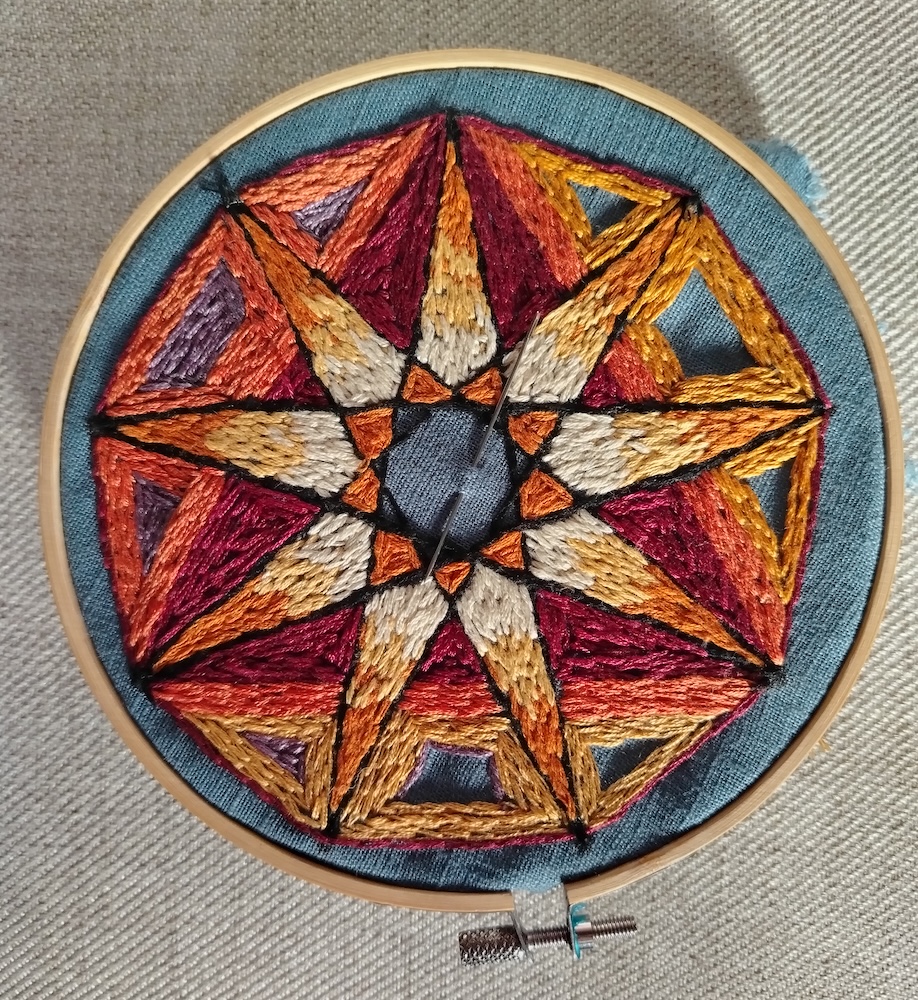 Mairi's nine-point star
